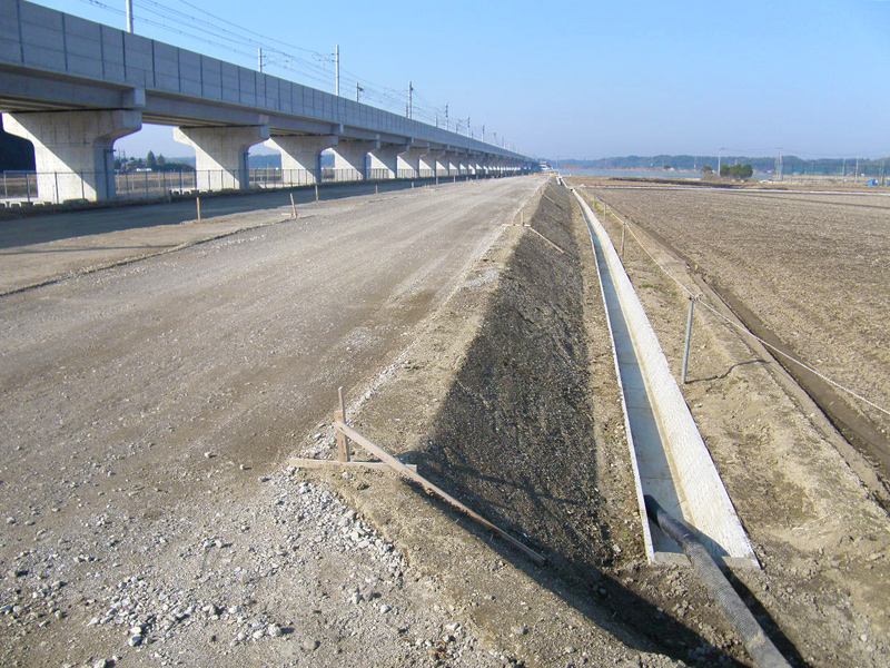 千葉国道工事事務所 　 北千葉道路北須賀・船形地区改良工事